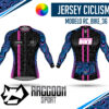 jersey ciclismo Manga larga -raccoon sport tela deportiva fresca y resistente