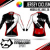jersey ciclismo Manga larga -raccoon sport tela deportiva fresca y resistente