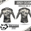 jersey ciclismo Manga larga -raccoon sport tela deportiva fresca y resistente