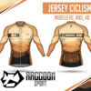 jersey ciclismo Manga larga -raccoon sport tela deportiva fresca y resistente