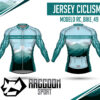 jersey ciclismo Manga larga -raccoon sport tela deportiva fresca y resistente