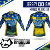 jersey ciclismo Manga larga -raccoon sport tela deportiva fresca y resistente