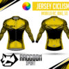 jersey ciclismo Manga larga -raccoon sport tela deportiva fresca y resistente
