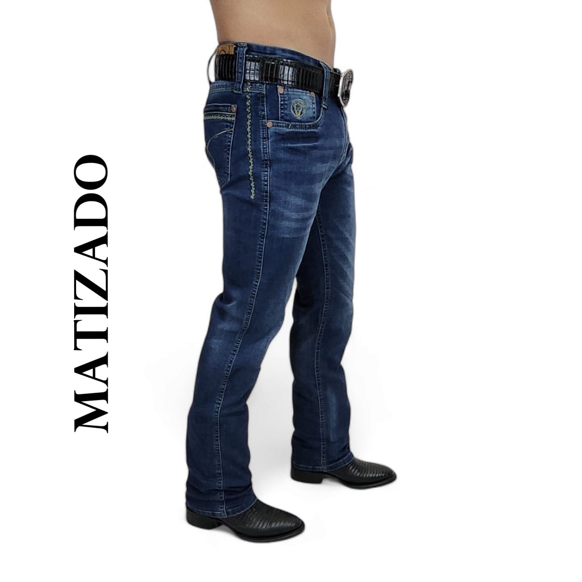 pantalón vaquero para bota badbull