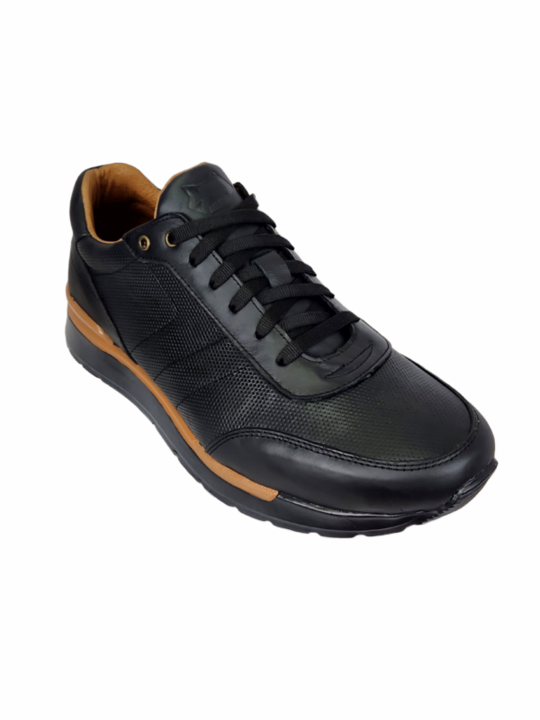 tenis de piel raccoon sport-tenis de piel artesanal hecho en mexico