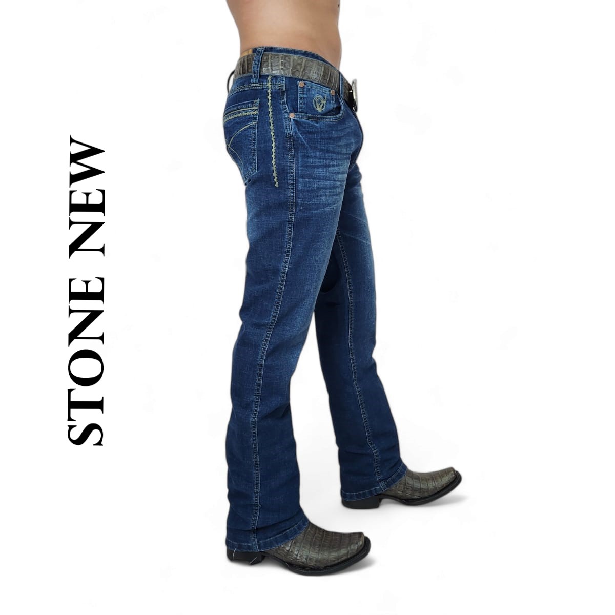 STONE NEW PANTALON VAQUERO BADBULLstone medio new pantalón vaquero para bota badbull pantalón vaquero para bota badbull