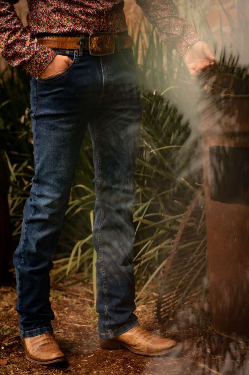 pantalón vaquero para bota badbull pantalón vaquero para bota badbull