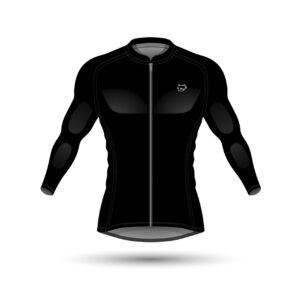 Ciclismo Negro Manga Larga