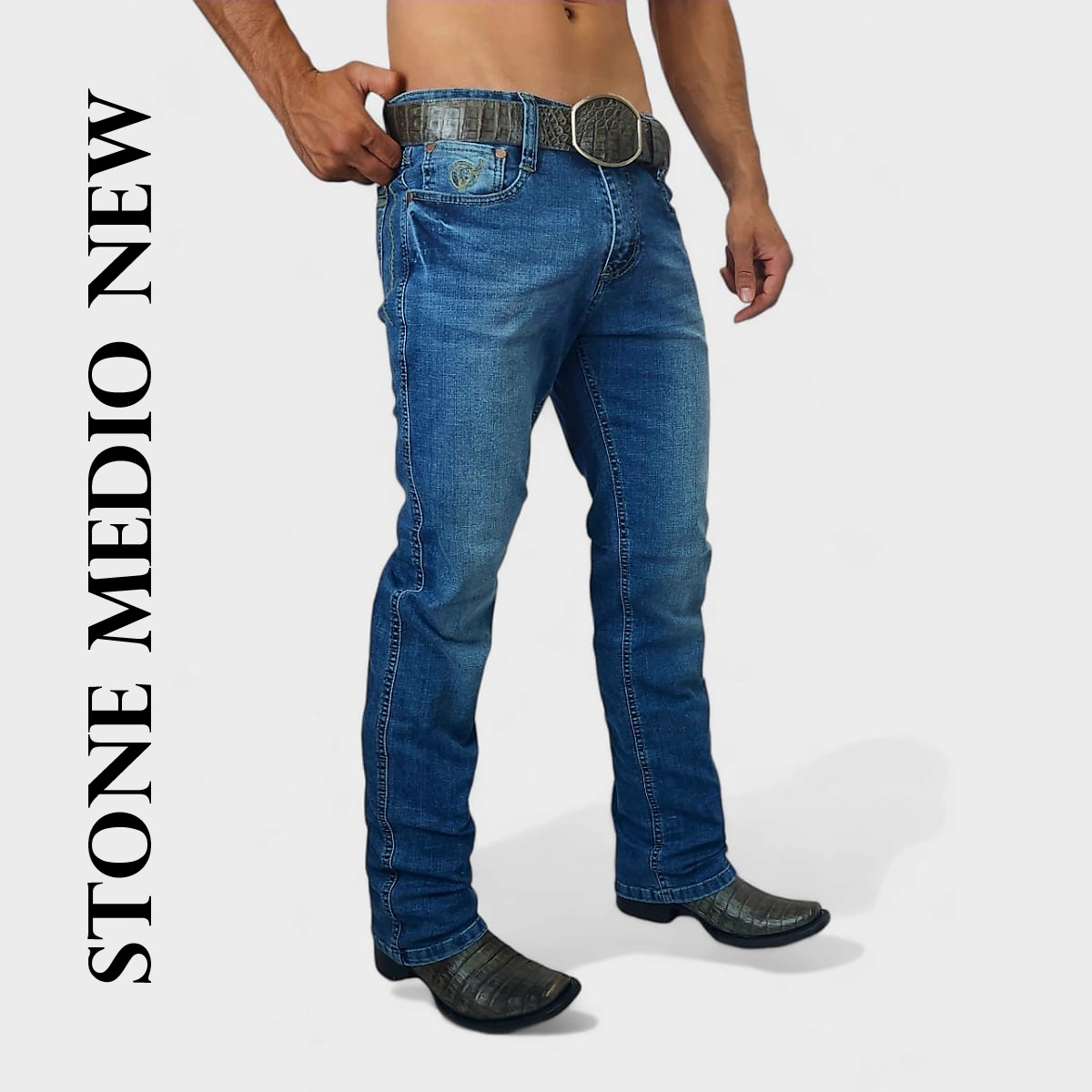 pantalón vaquero para bota badbull