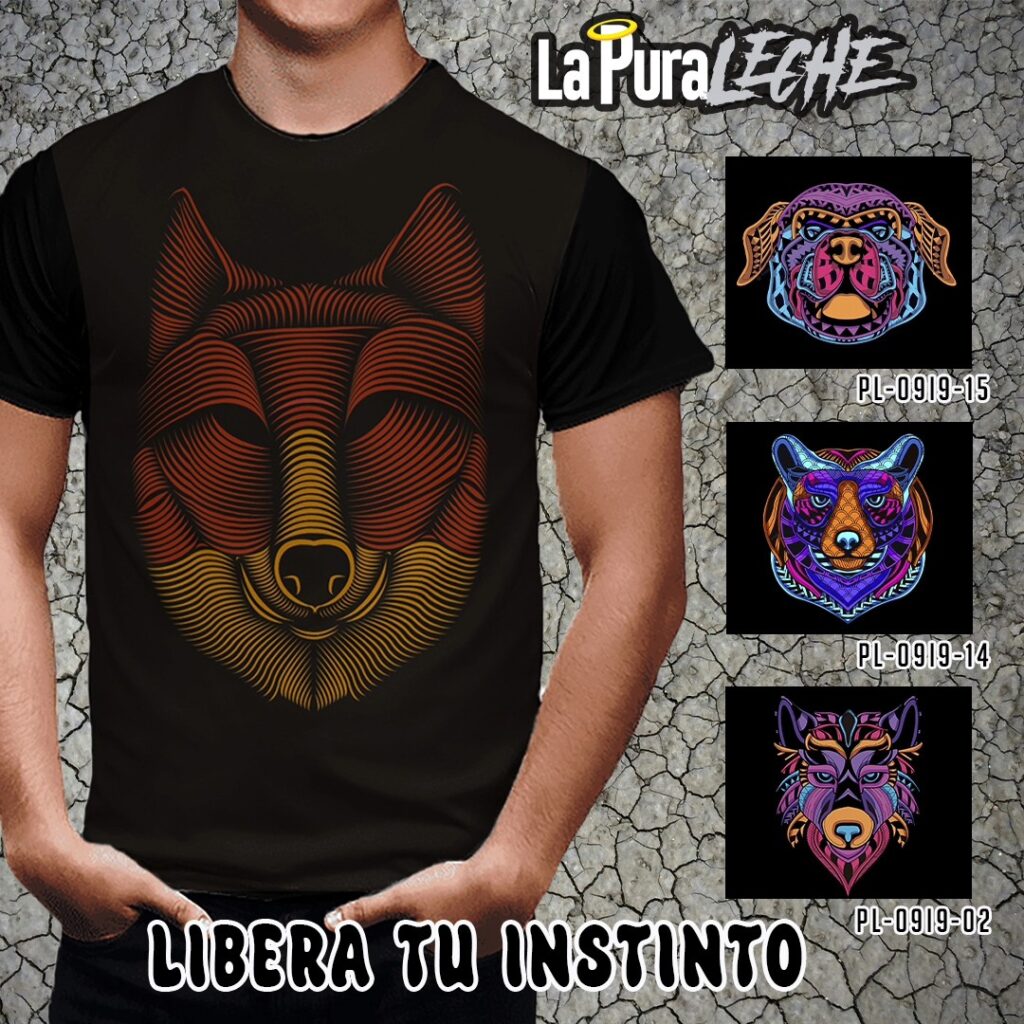 Playera comics, playera estampada - La pura leche