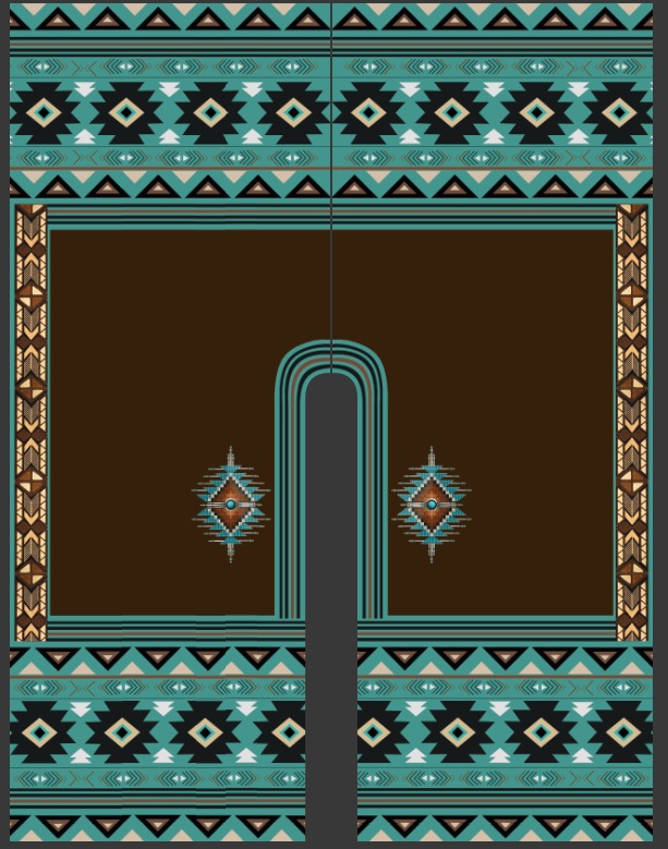 COW BOY-03 Poncho Unisex Gabán, Jorongo Unitalla La Pura Leche- Poncho Unisex Gabán, Jorongo Unitalla La Pura Leche-