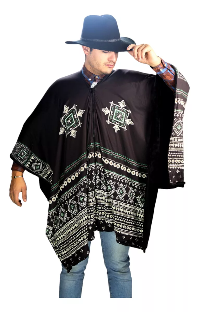 Poncho Unisex Gabán, Jorongo Unitalla La Pura Leche-