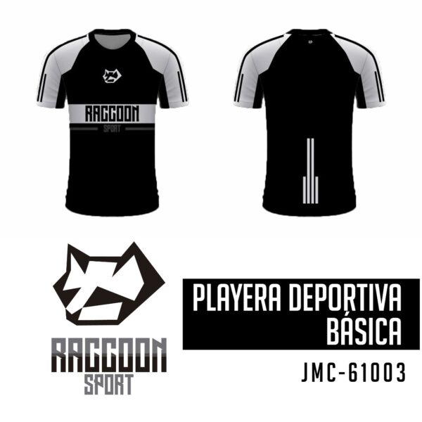 playera deportiva raccoon sport manga corta diseños estampados para futboll