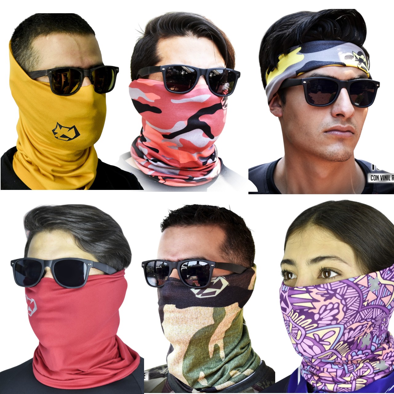 Mascara tubular Raccoon sport-Photoroom bandana - tipo buff mayoreo, paquetes