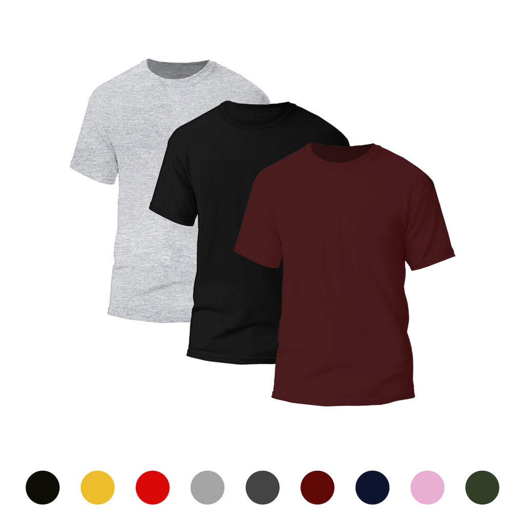 PLAYERA LIGERA BASICA COLORES LISOS-