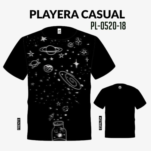 Playera de la galaxia, playera estampada - La pura leche