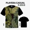 Playera de hojas, playera estampada - La pura leche