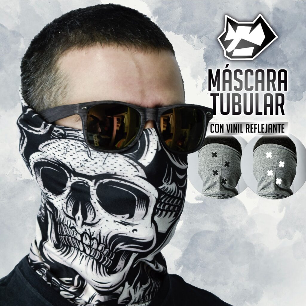 MASCARA TUBULAR - BANDANA - TIPO BUFF- RACCOON SPORT