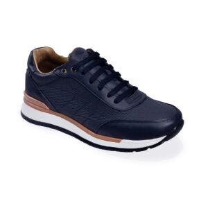 Tenis Zapato-Teni Casual 100% Piel 3200 - Raccoon Sport - Azul, 29.5