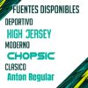 COLORES TIPOGRAFIAS