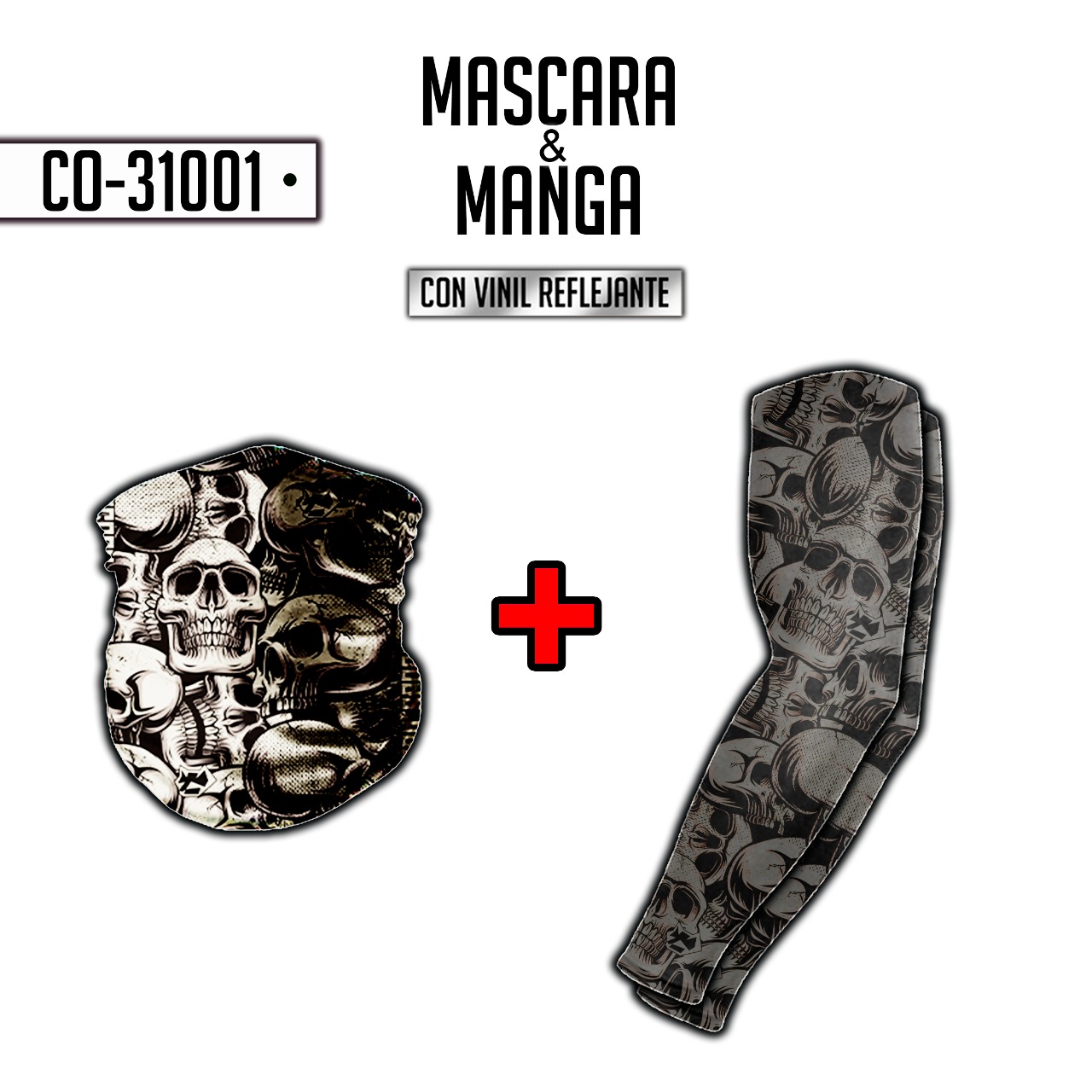 Paquete de manga y mascara (buff)