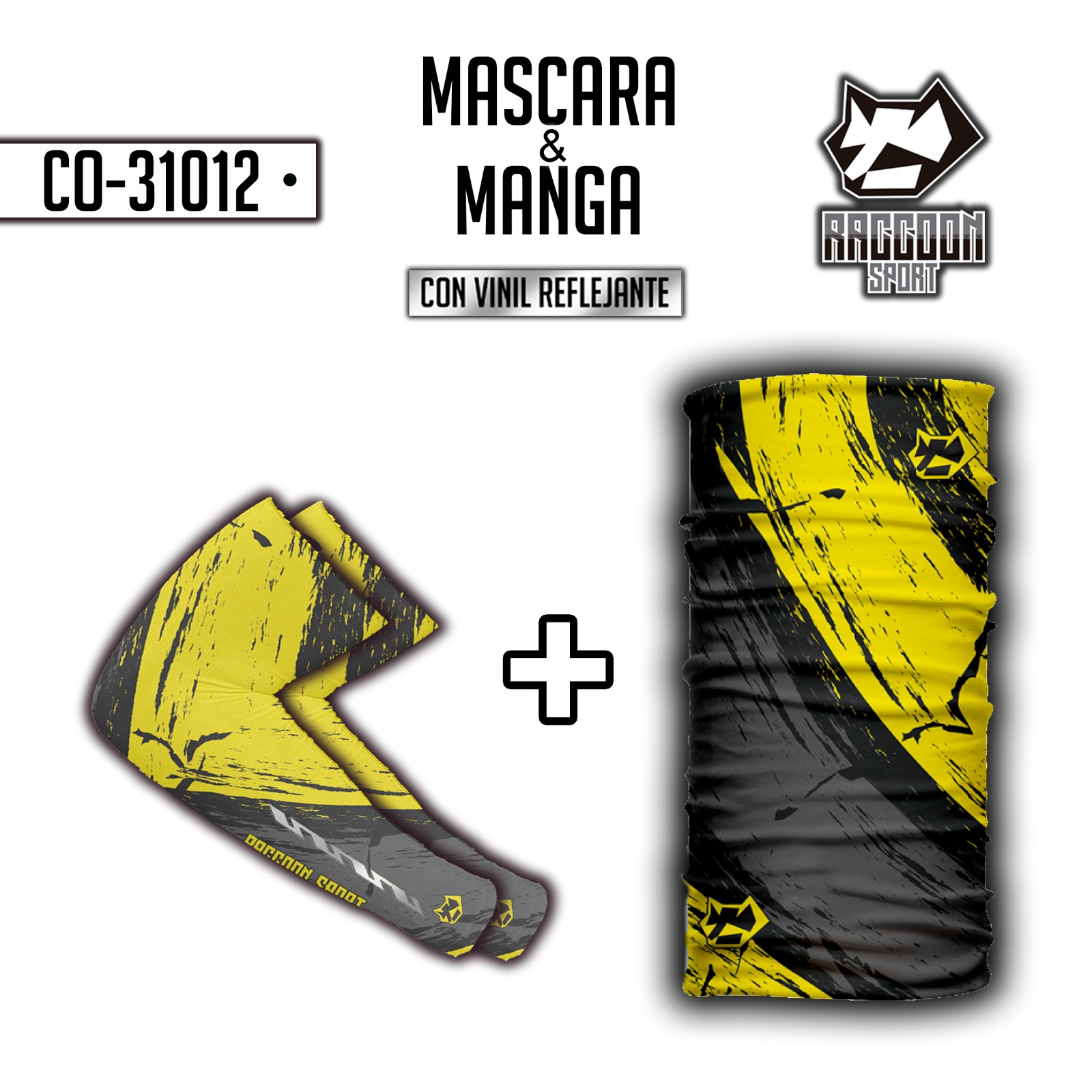 Paquete de manga y mascara (buff)