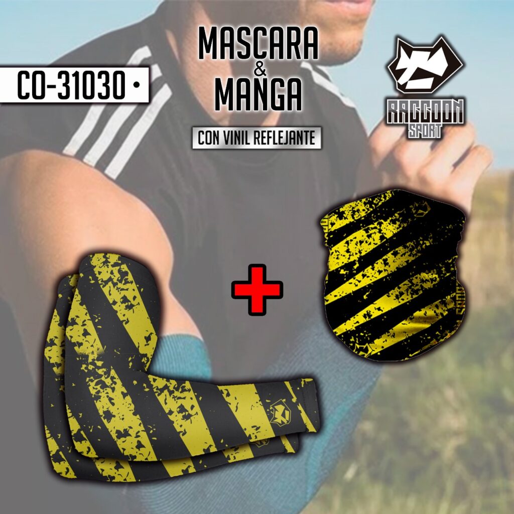 paquete de mascara tubular y manga para el brazo