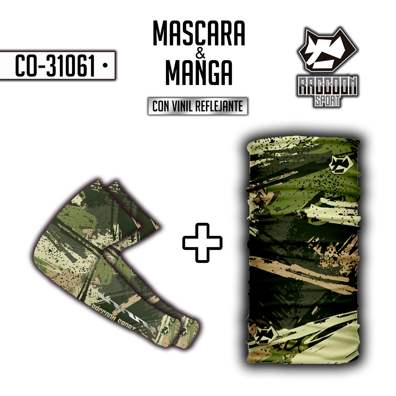 Paquete de manga y mascara (buff)