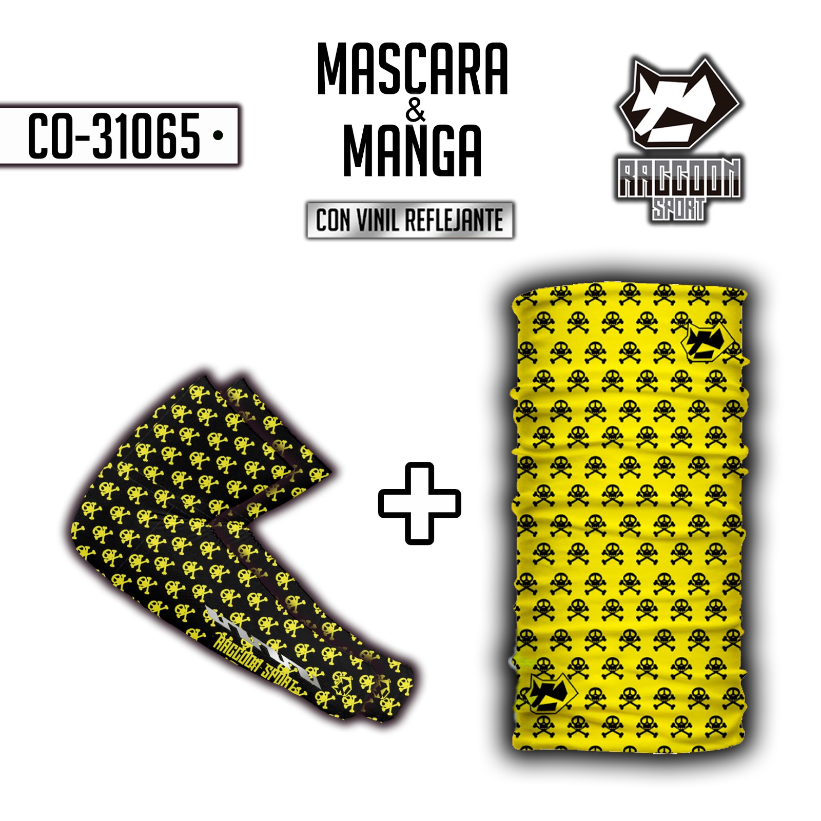 Paquete de manga y mascara (buff)