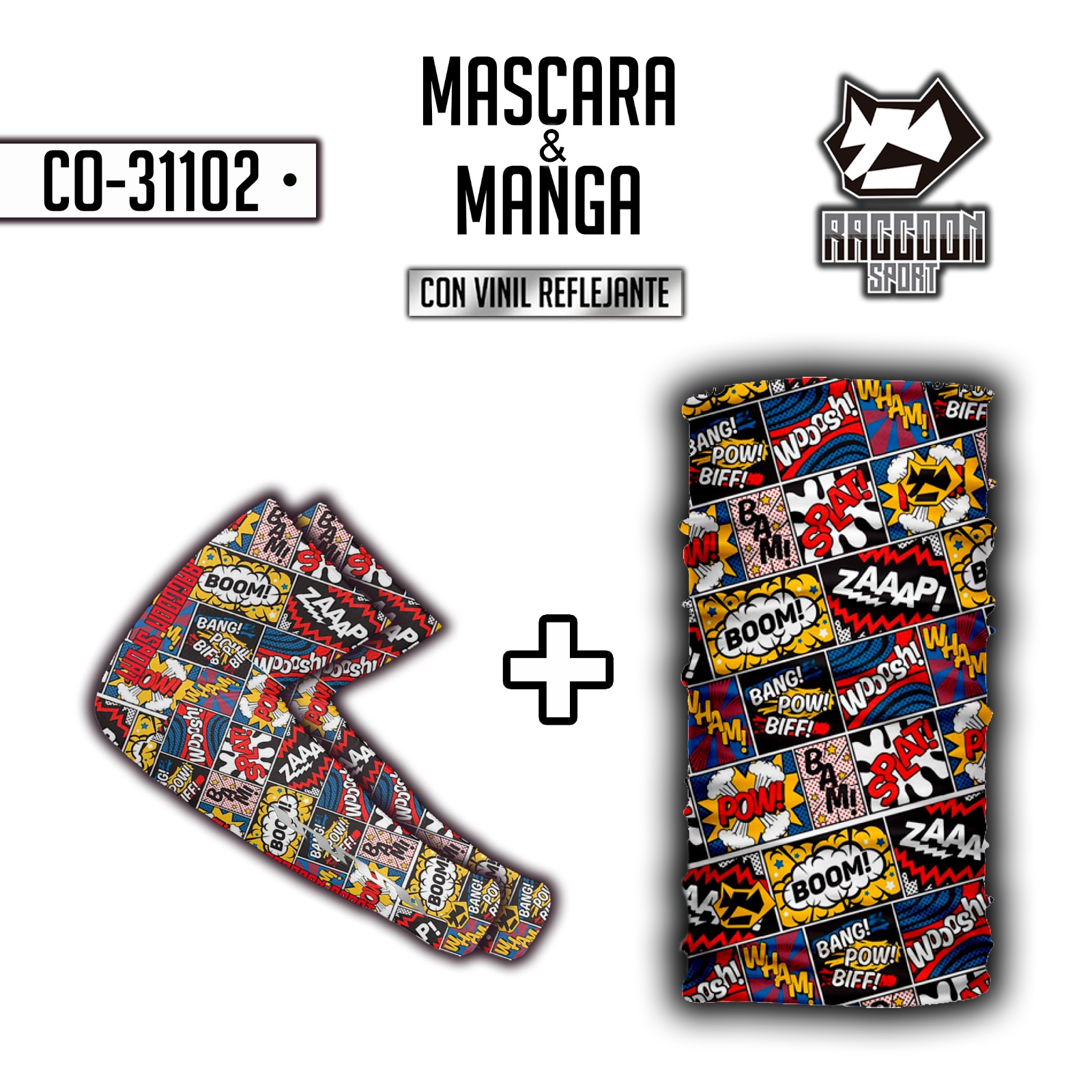 Paquete de manga y mascara (buff)