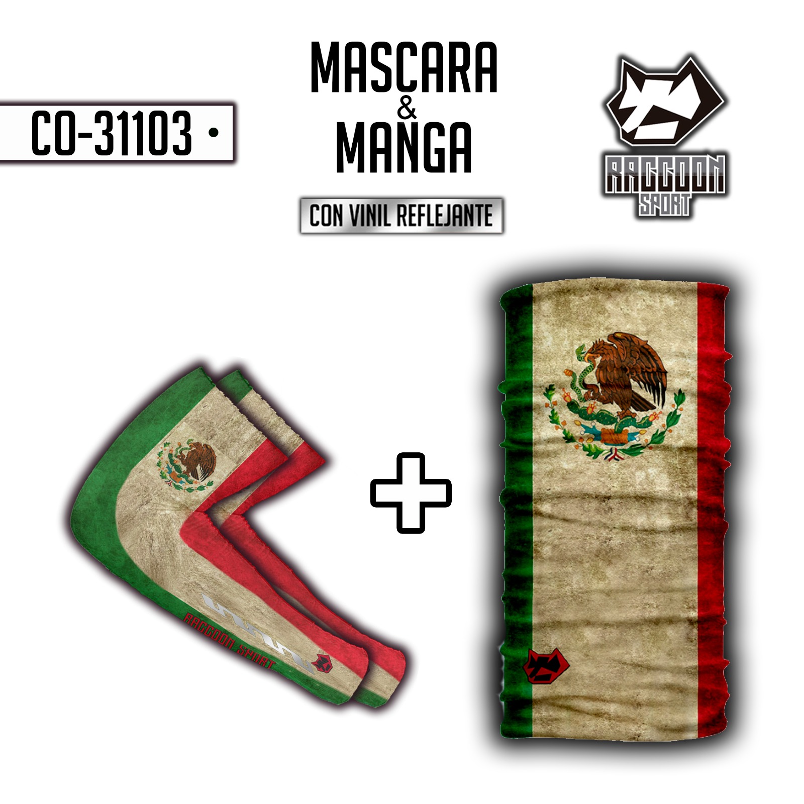 Paquete de manga y mascara (buff)