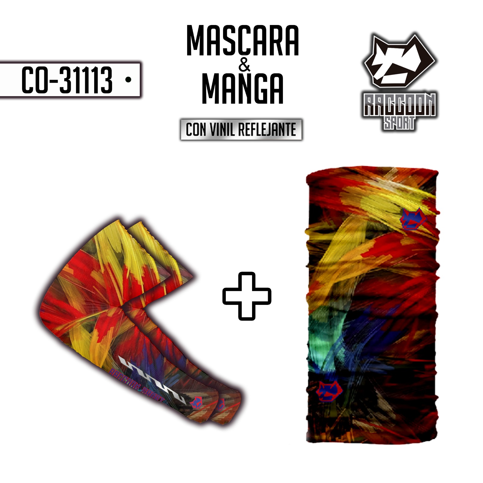 Paquete de manga y mascara (buff)