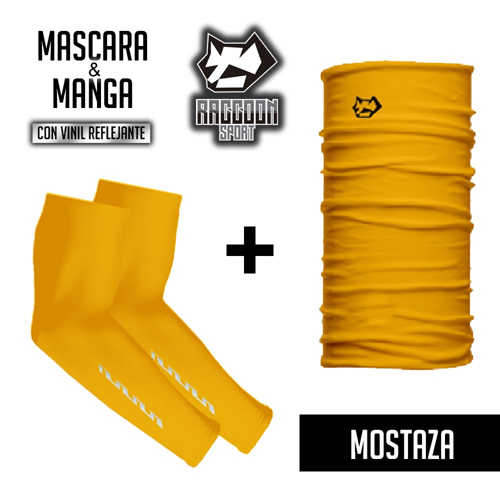 Paquete de manga y mascara (buff)