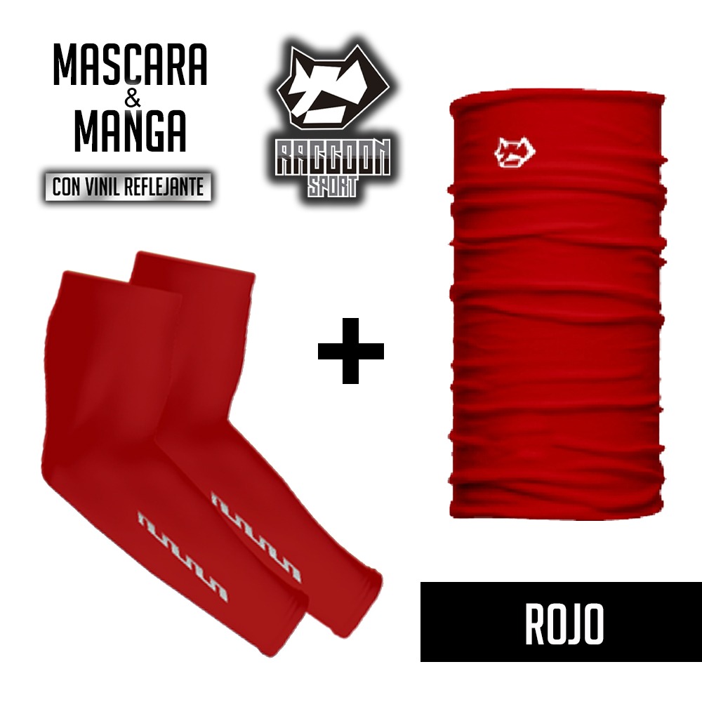 Paquete de manga y mascara (buff)