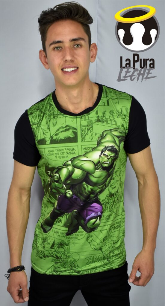 Playera super heroe La pura leche