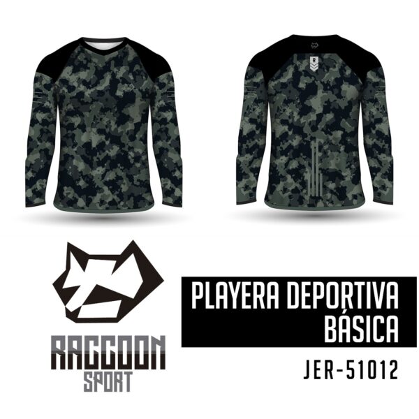 Jersey Playera deportiva, raccoon sport