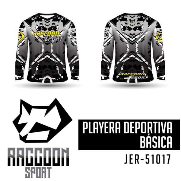 Jersey Playera deportiva, raccoon sport
