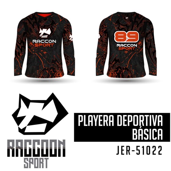 Jersey Playera deportiva, raccoon sport