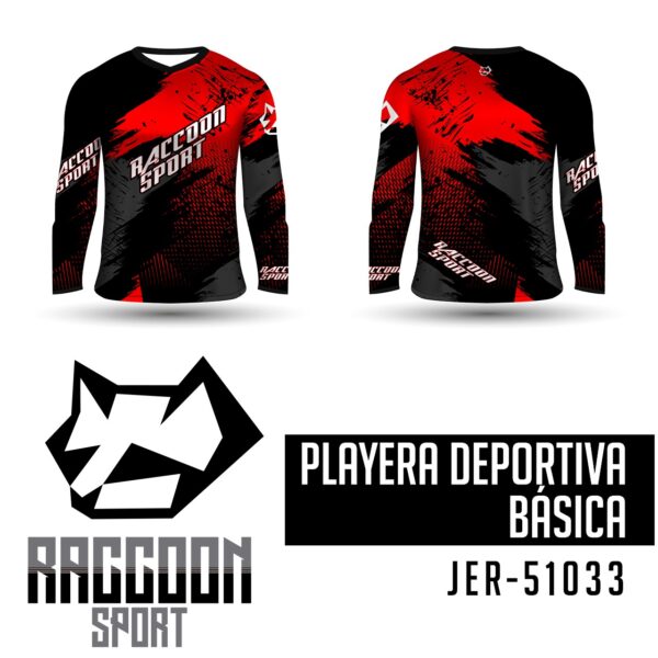Jersey Playera deportiva, raccoon sport