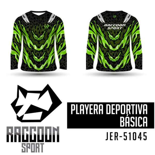 Jersey Playera deportiva, raccoon sport