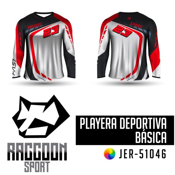 Jersey Playera deportiva, raccoon sport