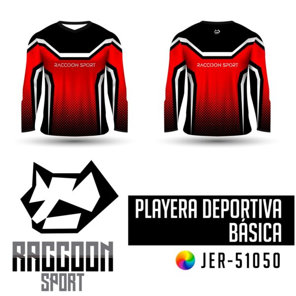 Jersey Playera deportiva, raccoon sport