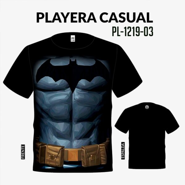 PL-1219-01playera de batman comics y super heroes la pura leche