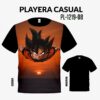 playera goku casual con estampados para hombre-