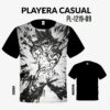 playera goku casual con estampados para hombre-