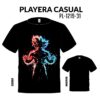 playera goku casual con estampados para hombre-