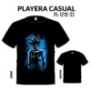 playera goku casual con estampados para hombre-