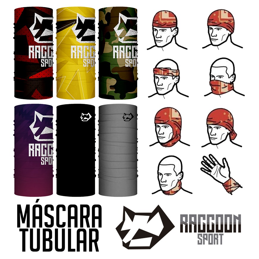 paquete de mascara tubular y manga para el brazo