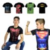 playera de comics y super heroes la pura leche