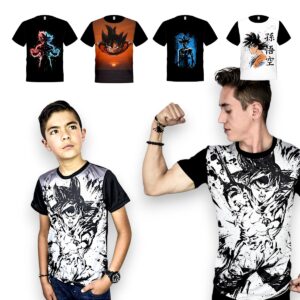 Playera Goku Comics Para Niño y Adulto - LPL